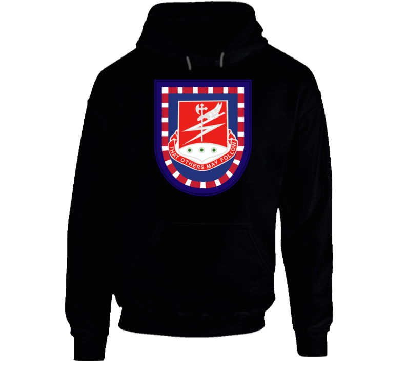 Army - Flash W 127th Airborne Engineer Bn Dui Wo Txt Hoodie