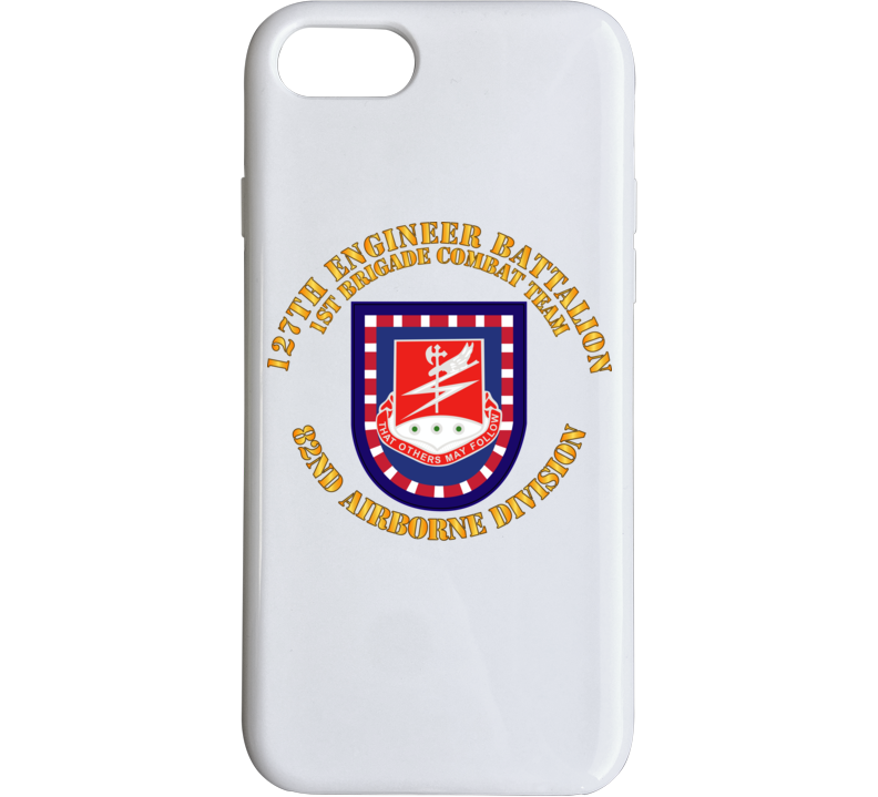 Army - Flash W 127th Engineer Bn Phone Case