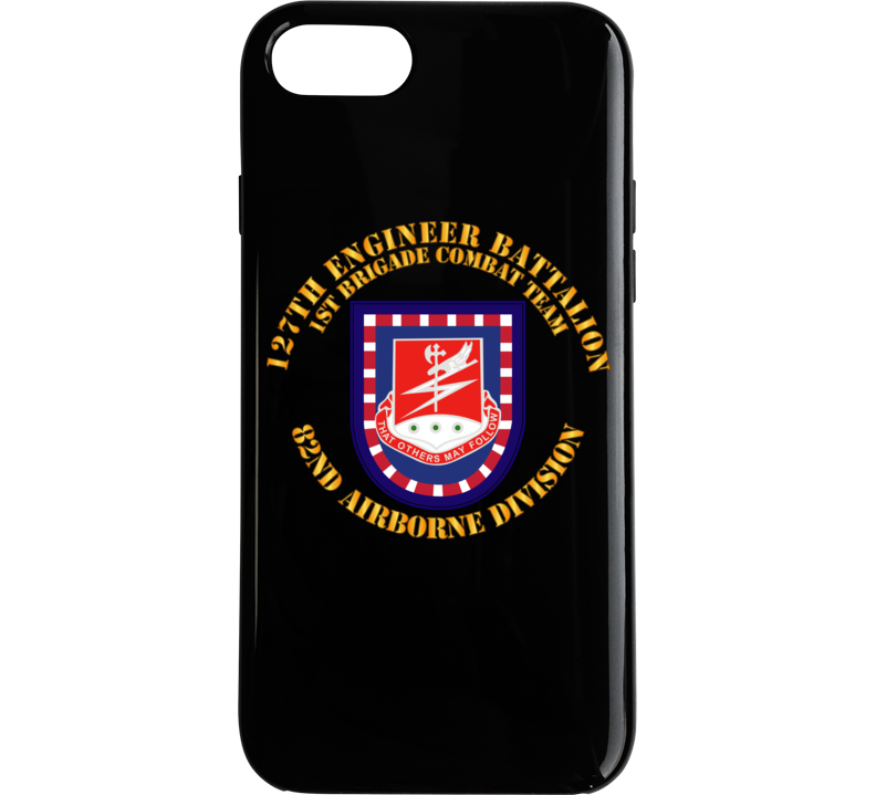 Army - Flash W 127th Engineer Bn Phone Case