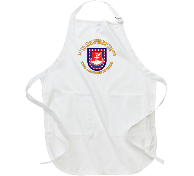 Army - Flash W 127th Engineer Bn Apron