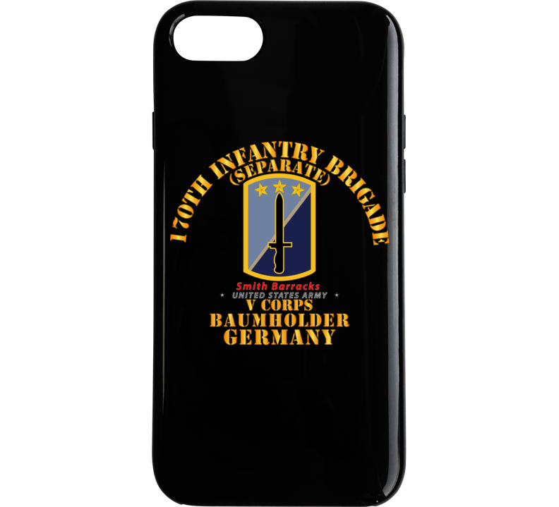 Army - 170th Infantry Bde - Sep - V Corps - Baumholder Germany Phone Case