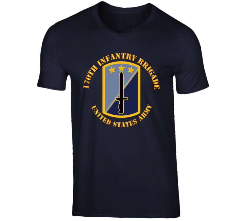 Army - 170th Infantry Bde - United States Army V-neck