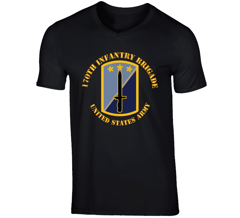 Army - 170th Infantry Bde - United States Army V-neck
