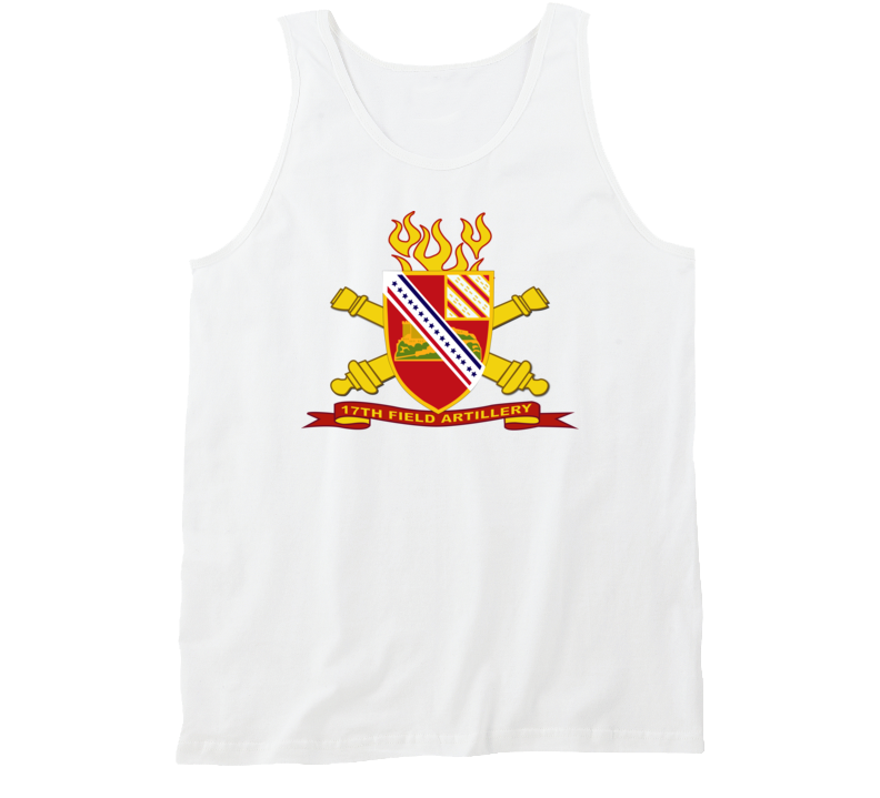 Army - 17th Field Artillery W Br - Ribbon Tanktop