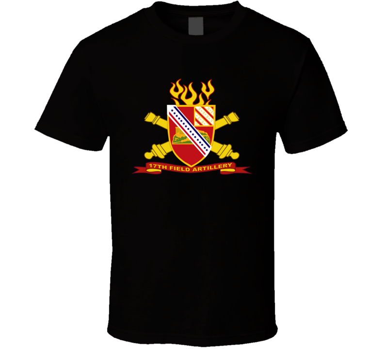 Army - 17th Field Artillery W Br - Ribbon T Shirt