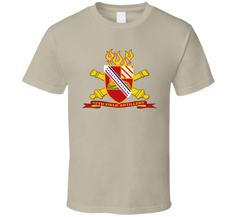 Army - 17th Field Artillery W Br - Ribbon T Shirt