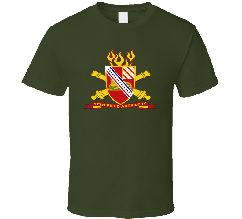 Army - 17th Field Artillery W Br - Ribbon T Shirt