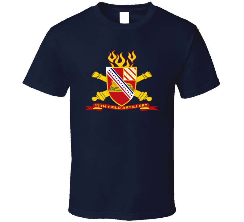 Army - 17th Field Artillery W Br - Ribbon T Shirt