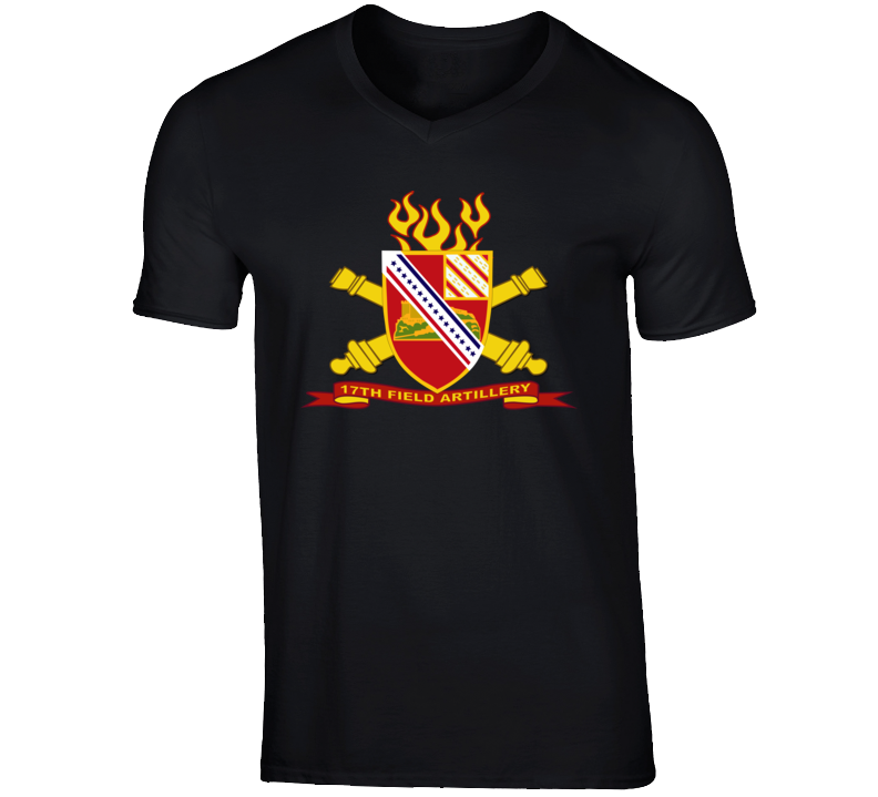 Army - 17th Field Artillery W Br - Ribbon T Shirt