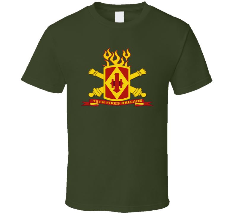 Army - 75th Fires Brigade W Br - Ribbon T Shirt