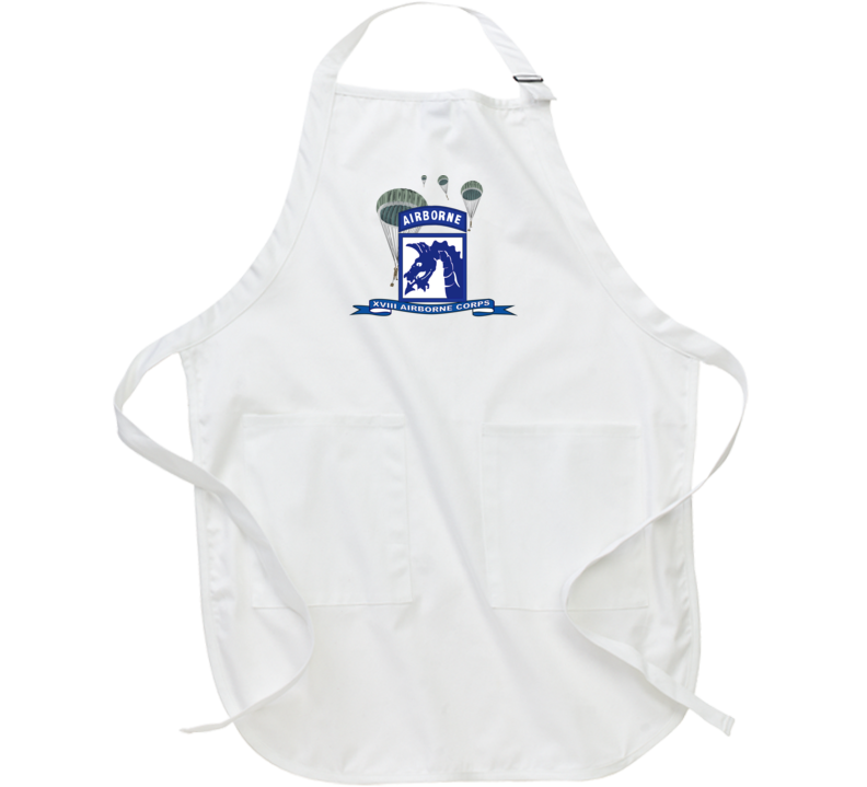Army - Xviii Airborne Corps W Parachute - Ribbon Apron