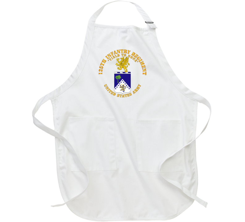 Army - Coa - 125th Infantry Regiment - Yield To None Apron