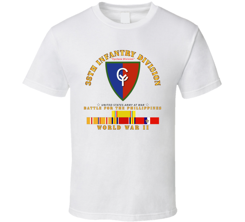  Army - 38th Infantry Division - Wwii W Pac Svc T Shirt