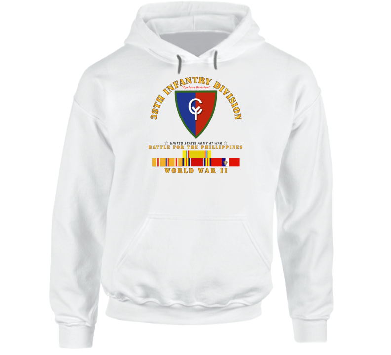  Army - 38th Infantry Division - Wwii W Pac Svc Hoodie
