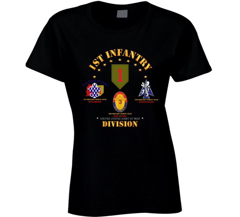 Army - 1st Infantry Division W Named Bcts - V1 Ladies
