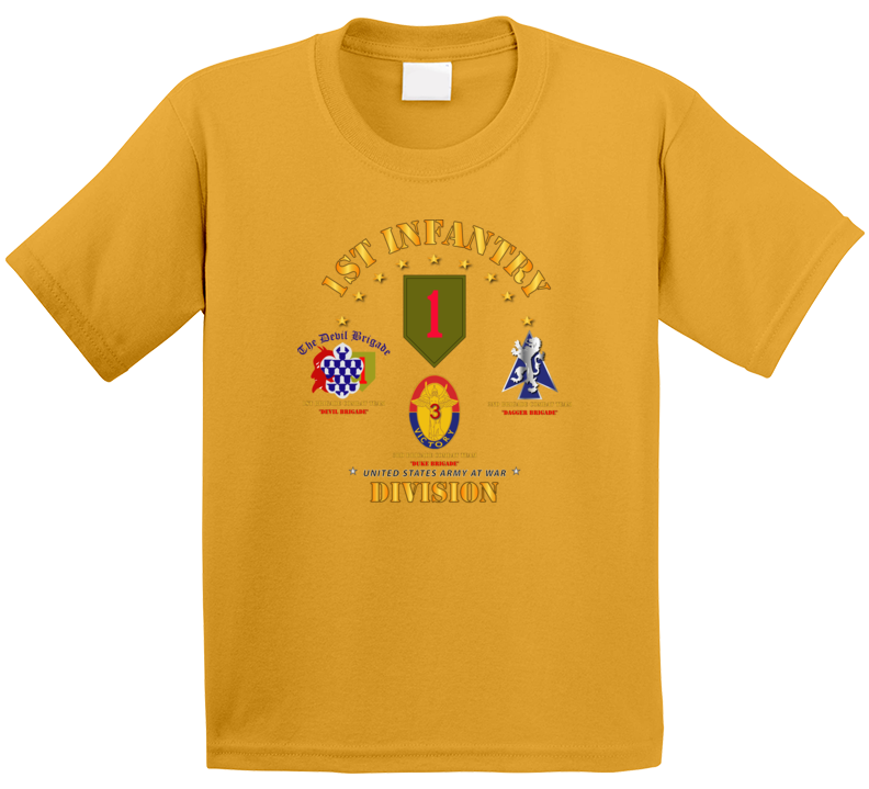 Army - 1st Infantry Division W Named Bcts - V1 Kids