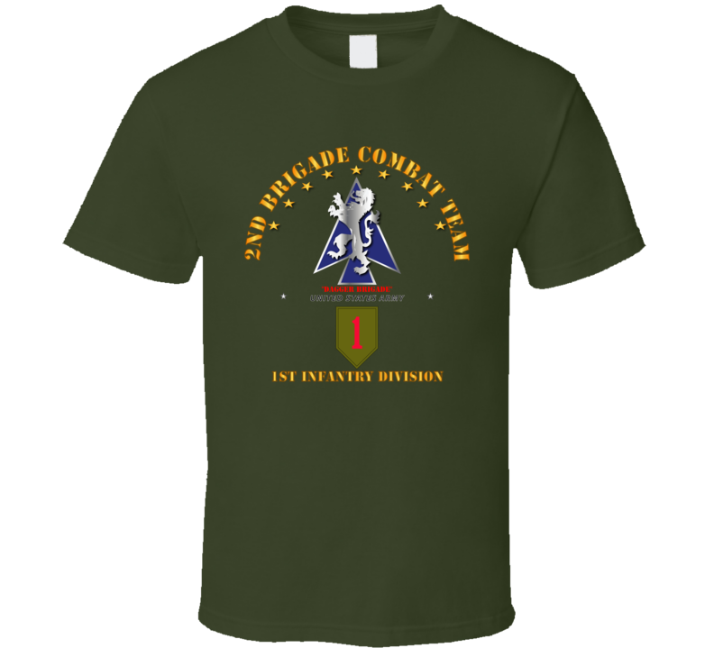 Army - 2nd Bde Combat Tm - 1st Infantry Div V1 T Shirt