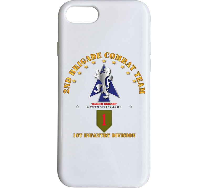Army - 2nd Bde Combat Tm - 1st Infantry Div V1 Phone Case