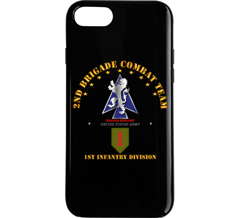Army - 2nd Bde Combat Tm - 1st Infantry Div V1 Phone Case