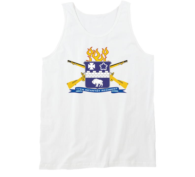 Army - 17th Infantry Regiment W Br - Ribbon Tanktop