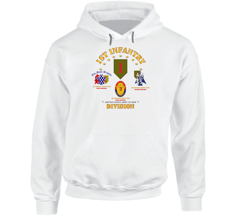 Army - 1st Infantry Division W Named Bcts Hoodie