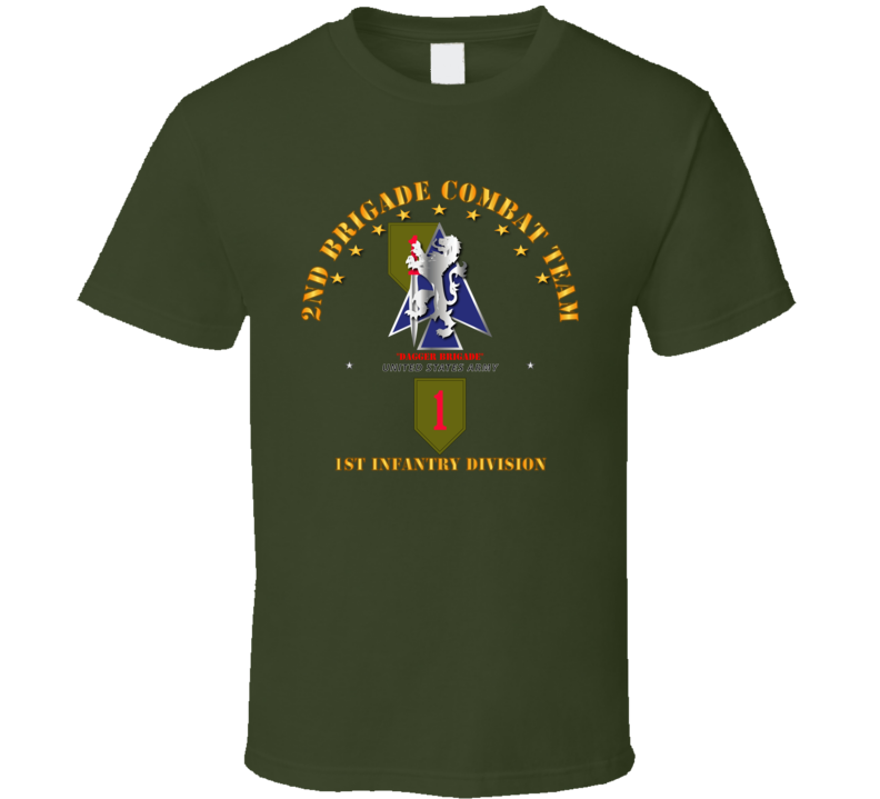Army - 2nd Bde Combat Tm - 1st Infantry Div T Shirt