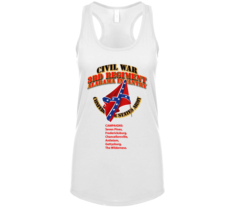 Civil War - 3rd Regiment Alabama Infantry - Csa T Shirt