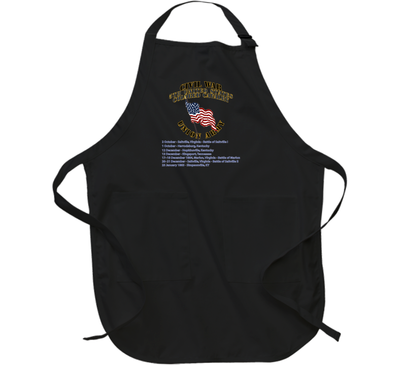 Civil War - 5th United States Colored Cavalry - Usa Apron