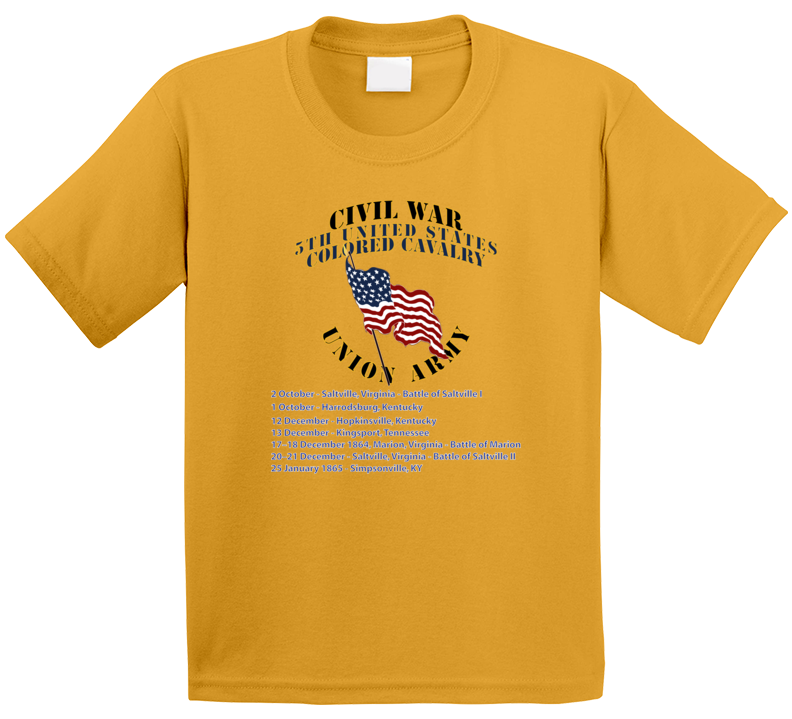 Civil War - 5th United States Colored Cavalry - Usa Kids