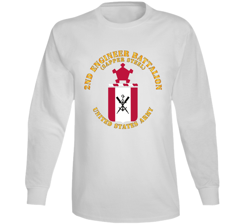 Army - Coa - 2nd Engineer Battalion - Sapper Steel Long Sleeve