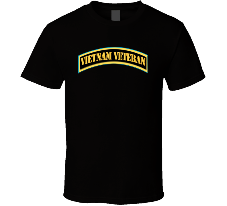 Army - Vietnam Veteran Tab - Gold T Shirt