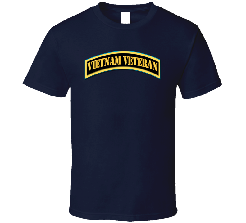 Army - Vietnam Veteran Tab - Gold T Shirt