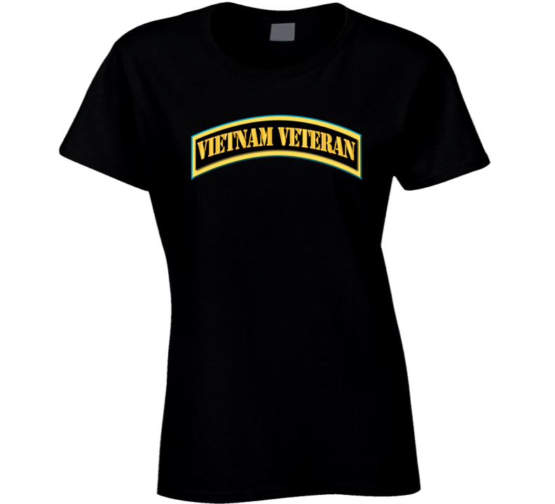Army - Vietnam Veteran Tab - Gold Ladies