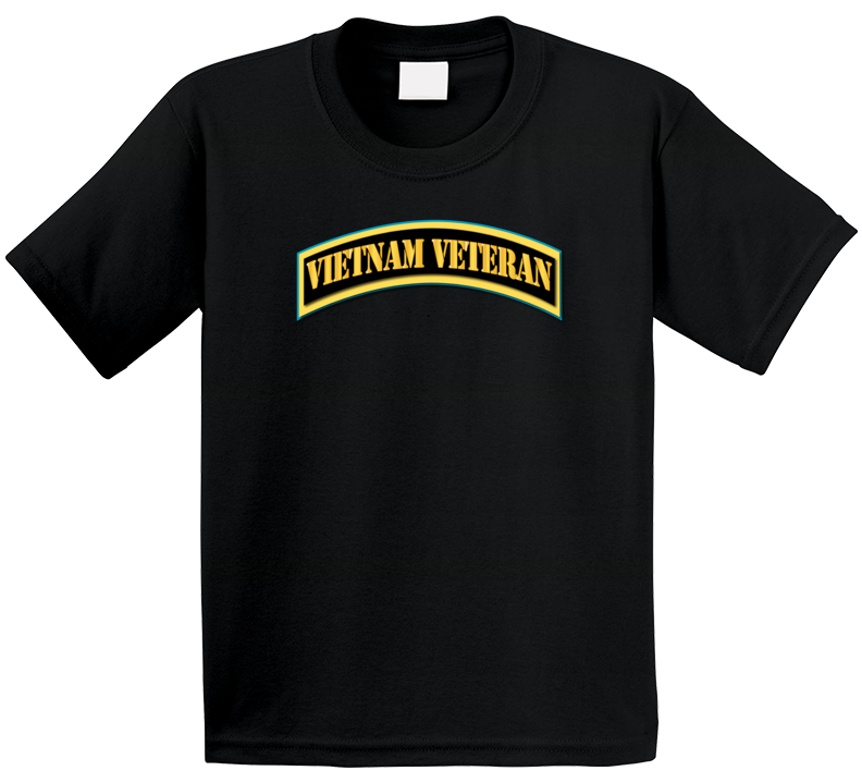 Army - Vietnam Veteran Tab - Gold Kids