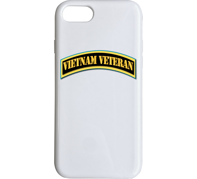 Army - Vietnam Veteran Tab - Gold Phone Case