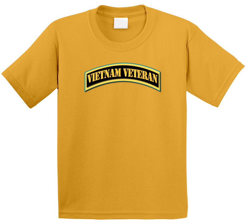 Army - Vietnam Veteran Tab - Gold Kids