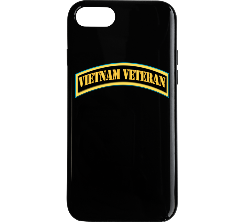 Army - Vietnam Veteran Tab - Gold Phone Case