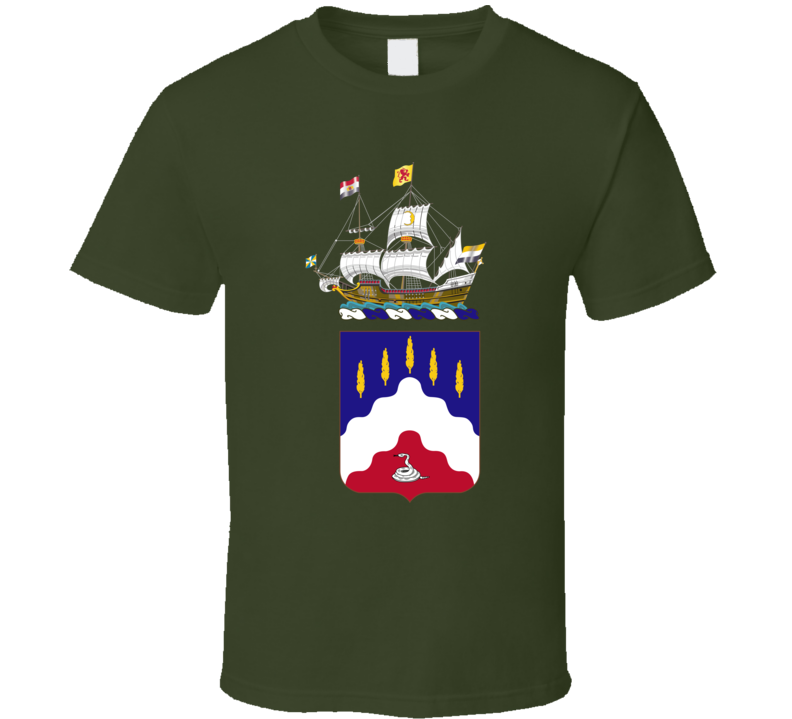 Army - Coa - 369th Infantry Regiment - Harlem Hellfighters Wo Txt T Shirt