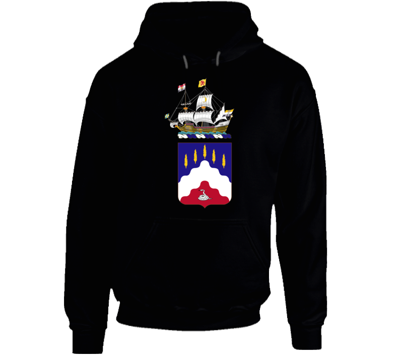 Army - Coa - 369th Infantry Regiment - Harlem Hellfighters Wo Txt Hoodie