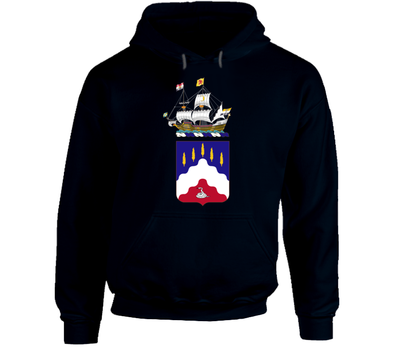 Army - Coa - 369th Infantry Regiment - Harlem Hellfighters Wo Txt Hoodie