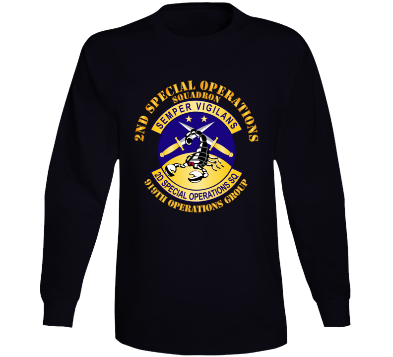 Army - USAFSOF - 2nd Special Operations Squadron - 919th Operations Group Long Sleeve