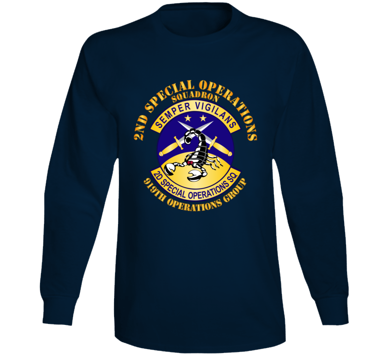 Army - Usafsof - 2nd Special Operations Squadron - 919th Operations Group Long Sleeve