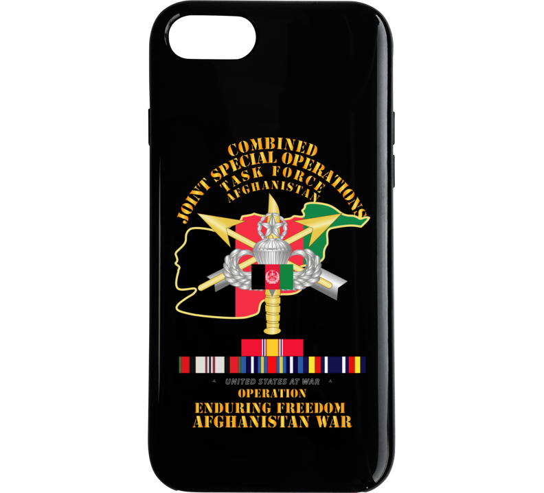 Sof - Combined Joint Special Operations Task Force - Oef - Afghan Wo Seal W Svc Phone Case