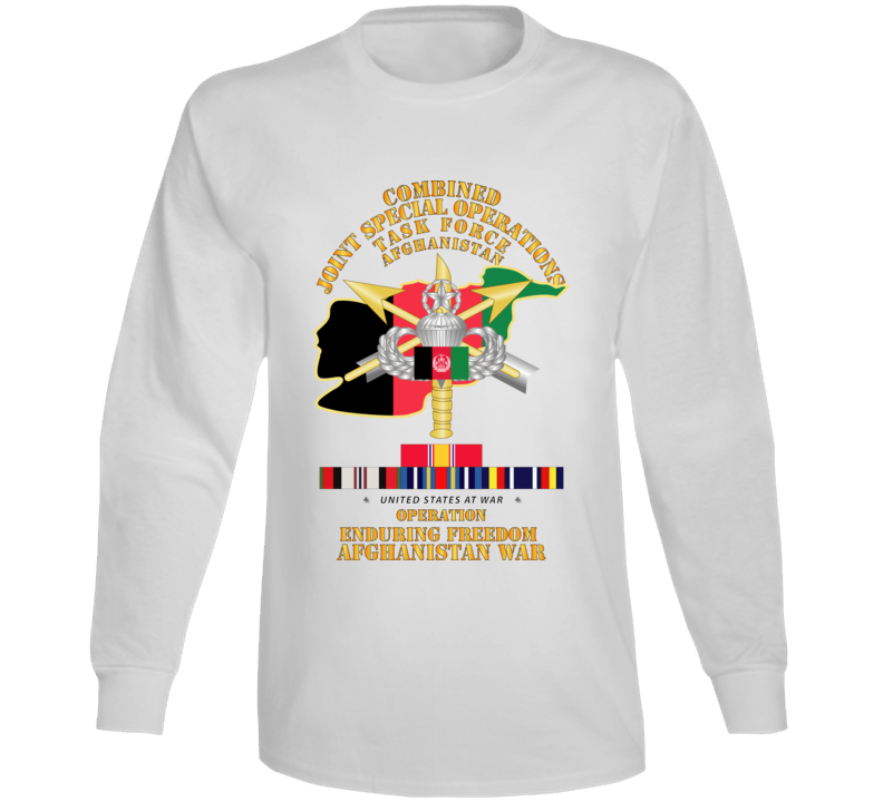 Sof - Combined Joint Special Operations Task Force - Oef - Afghan Wo Seal W Svc Long Sleeve