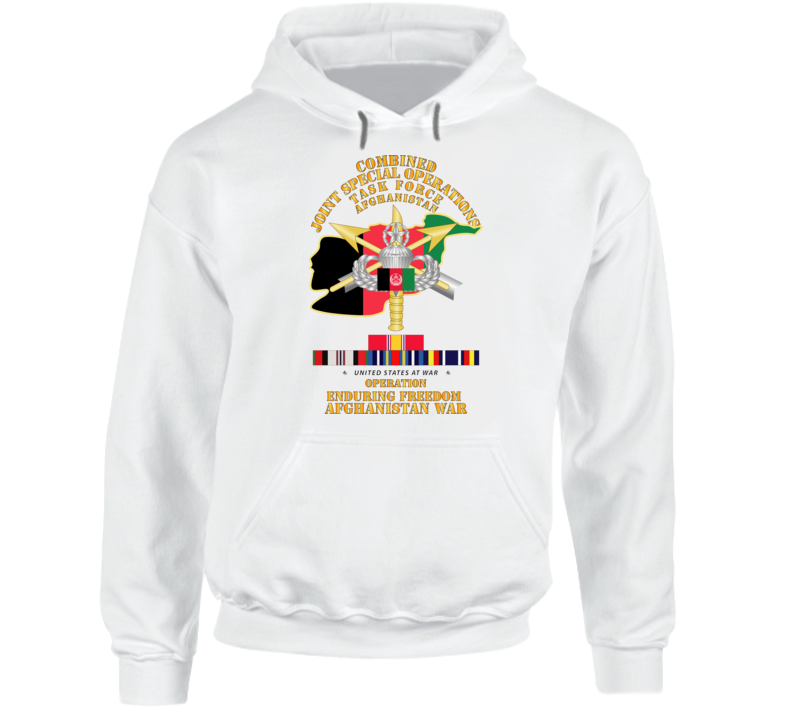 Sof - Combined Joint Special Operations Task Force - Oef - Afghan Wo Seal W Svc Hoodie