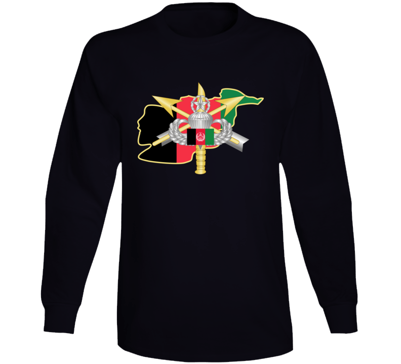 Sof - Combined Joint Special Operations Task Force - Oef - Afghan Wo Seal Wo Txt Long Sleeve