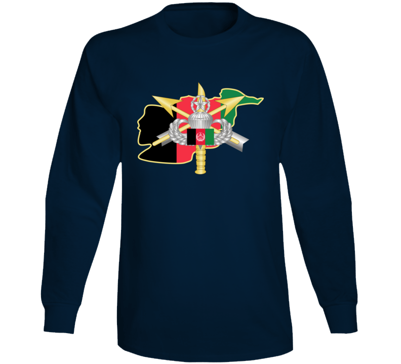 Sof - Combined Joint Special Operations Task Force - Oef - Afghan Wo Seal Wo Txt Long Sleeve