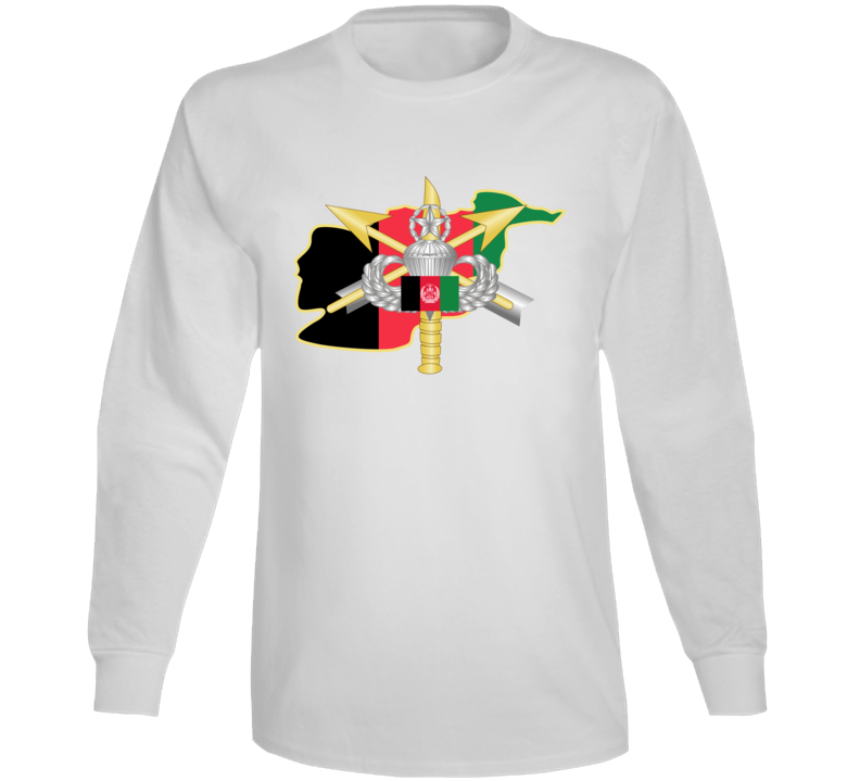Sof - Combined Joint Special Operations Task Force - Oef - Afghan Wo Seal Wo Txt Long Sleeve