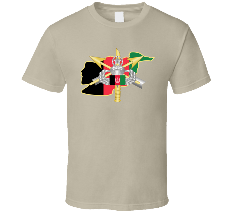 Sof - Combined Joint Special Operations Task Force - Oef - Afghan Wo Seal Wo Txt T Shirt