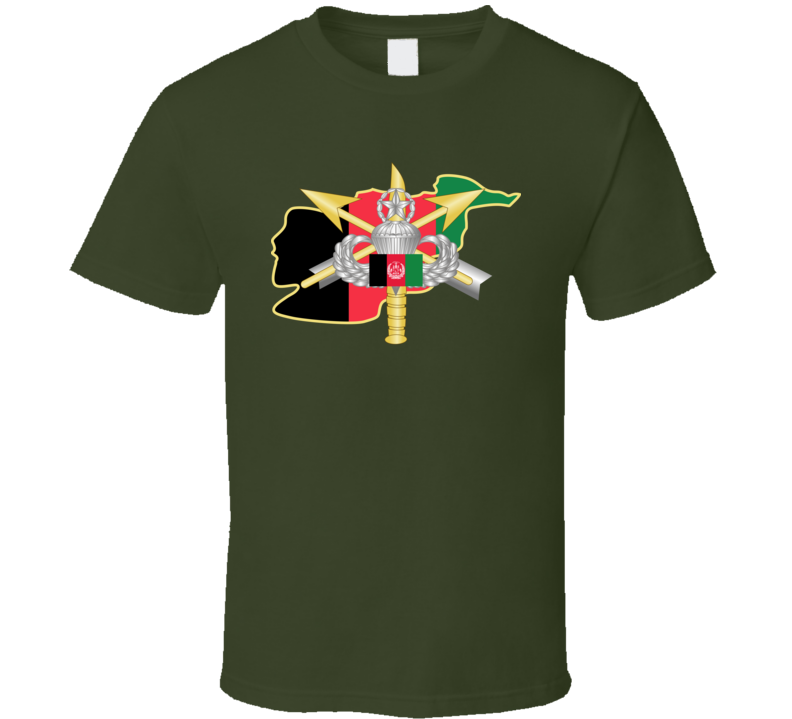 Sof - Combined Joint Special Operations Task Force - Oef - Afghan Wo Seal Wo Txt T Shirt